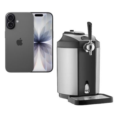 🍏🍺 Apple iPhone 17 + Bierzapfanlage für 79€ + o2 Allnet unlimited 5G für 44,99€ mtl.