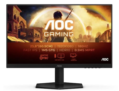 🖥️ AOC 24G42E   23,8 Zoll FHD Gaming Monitor, 180 Hz für 69€ (statt 79€)