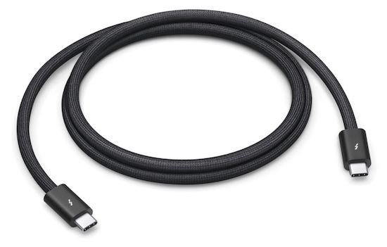 🍏 Apple Thunderbolt 4 Pro Kabel (geflochten, 1 m, 40 Gbit/s) für 44,99€ (statt 65€)