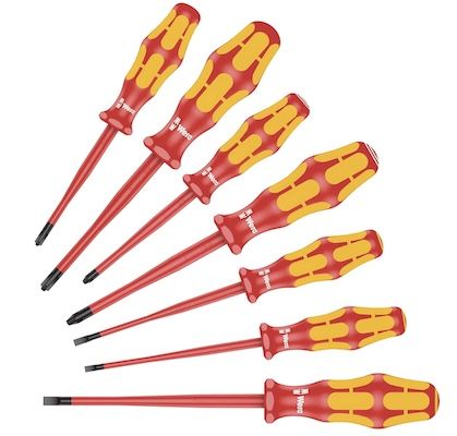 🪛 Wera 160 iSS/7 VDE-isolierter Schraubendrehersatz, 7-teilig ab 30,66€ (statt 39€)