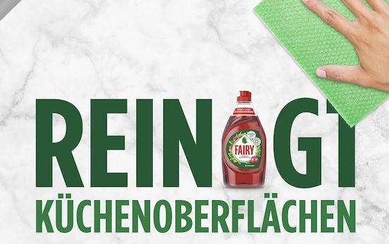 8x 900 ml Fairy Ultra Konzentrat Granatapfel Handgeschirrspülmittel ab 18€ (statt 29€)