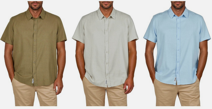 👕 riverso RIVEmilio Herren Sommerhemd für je 24,99€ (statt 35€)