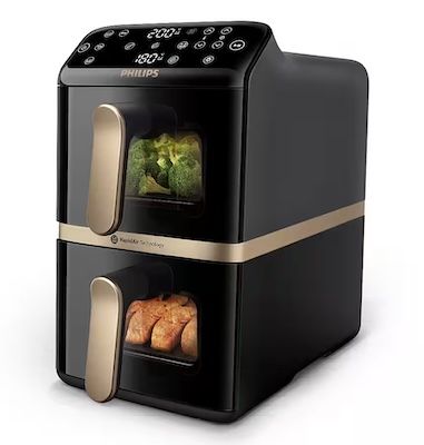 🍟 Philips NA462/70 Dual-Stacked Airfryer mit 2x 5 L für 152€ (statt 174€)