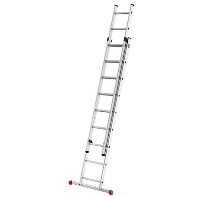 🪜 Hailo S80 ProfiStep Duo Alu-Schiebeleiter mit 2 x 9 Sprossen für 149€ (statt 200€)