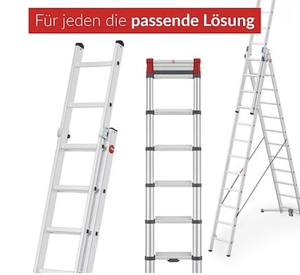 🪜 Hailo S80 ProfiStep Duo Alu-Schiebeleiter mit 2 x 9 Sprossen für 149€ (statt 200€) 🪜 Hailo S80 ProfiStep Duo Alu Schiebeleiter mit 2 x 9 Sprossen für 149€ (statt 200€)