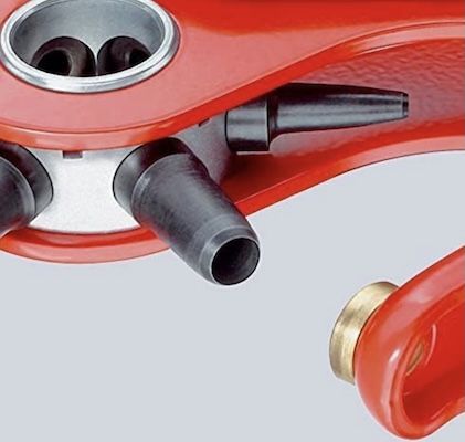 🦀 KNIPEX Revolverlochzange pulverbeschichtet, 220 mm für 13,70€ (statt 18€)