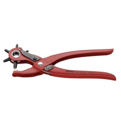 🦀 KNIPEX Revolverlochzange pulverbeschichtet, 220 mm für 13,70€ (statt 18€)