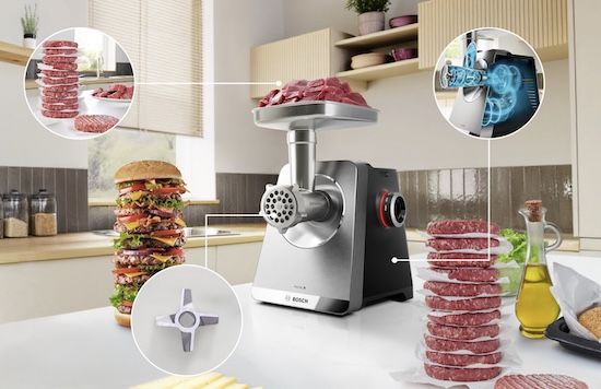 🥩 Bosch MFWS820M Fleischwolf inkl. 3 Lochscheiben für 189€ (statt 230€) 🥩 Bosch MFWS820M Fleischwolf inkl. 3 Lochscheiben für 189€ (statt 230€)