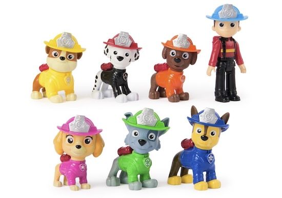 🐶 7er Set PAW PATROL Fire Rescue Feuerwehr Hundefiguren für 12,40€ (statt 25€)
