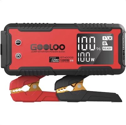 ⚡️ GOOLOO GT4000S Starthilfe, 4000A für 66,99€ (statt 90€)