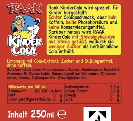 🫨 3 Liter 🥤 12x RAAK Kinder Cola ohne Koffein/Farbstoffe ab 4,92€ (statt 9€)   Joybuy Neukunden