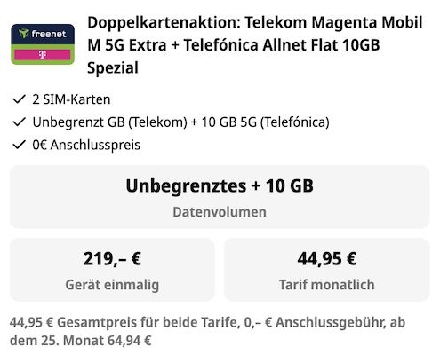 🍏🍺 Apple iPhone 17 Pro + Bierzapfanlage für 219€ + Telekom Allnet unlimited 5G für 44,95€ mtl.