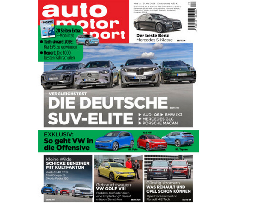 🏎️ 13 Ausgaben auto motor und sport Abo für nur 9,90€ (statt 68€) – nur 0,76€/Ausgabe