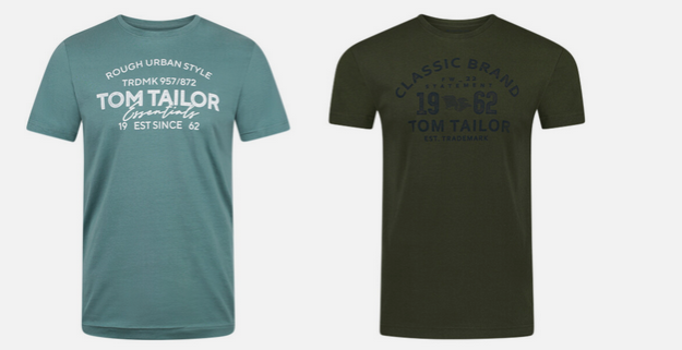 👕 4x Tom Tailor Herren T Shirt Regular Fit für 39,99€ (statt 47€)