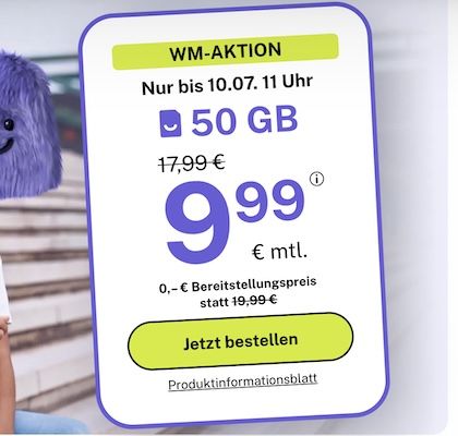 📶 bigSIM 1&1 Allnet-Flat mit 35GB 5G für 7,99€ mtl. oder 50GB für 9,99€ mtl.