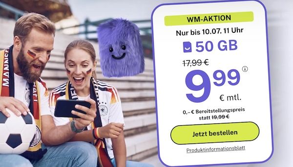 📶 bigSIM 1&1 Allnet-Flat mit 35GB 5G für 7,99€ mtl. oder 50GB für 9,99€ mtl. 📶 bigSIM 1&1 Allnet Flat mit 35GB 5G für 7,99€ mtl. oder 50GB für 9,99€ mtl.