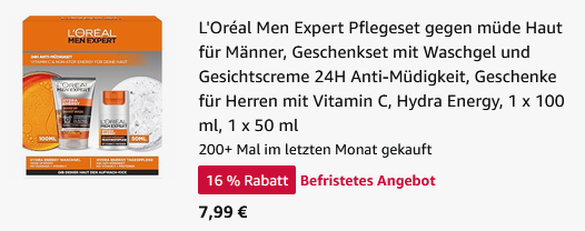 👨 L'Oréal Paris Men Expert Geschenkset für Männer ab 7,99€ (statt 14€) 👨 LOréal Paris Men Expert Geschenkset für Männer ab 7,99€ (statt 14€)