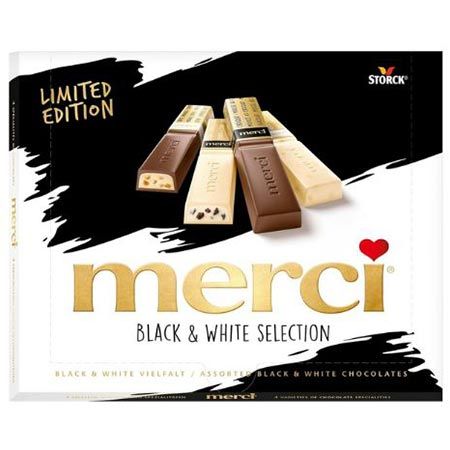 🍫 merci Finest Selection Black and White Vielfalt, 240g für 2,84€ (statt 4€)