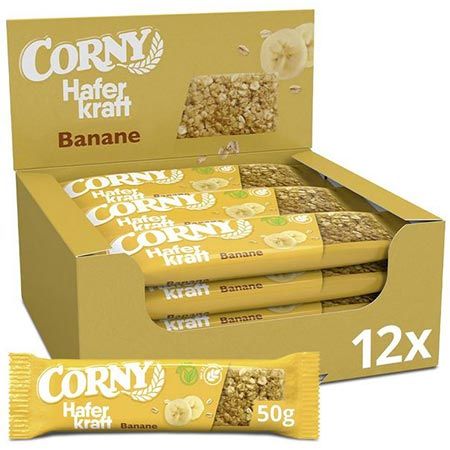 🌾 12er Pack Corny Haferkraft Banane Haferriegel ab 7,55€ (statt 13€)