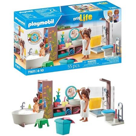 🛀🏼 Playmobil MyLife 71611 Badezimmer Set für 14,99€ (statt 21€)