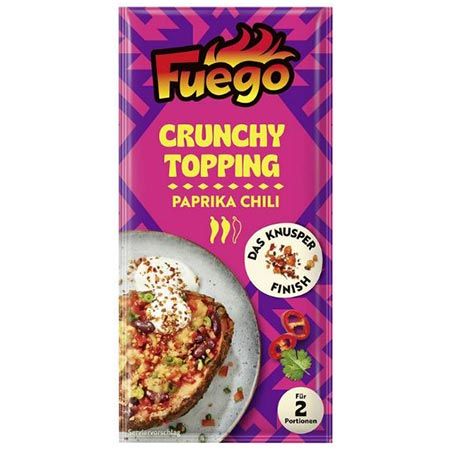 🌮 4 x Fuego Crunchy Topping Paprika-Chili, je 15g ab 2,88€ (statt 4€)
