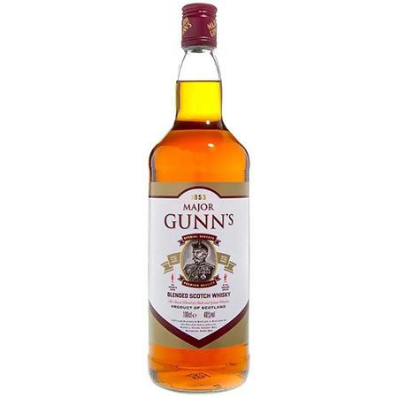 🥃 4 x 1 Liter Flaschen Major Gunns Blended Scotch Whisky, 40% für 53,96€ (statt 76€)