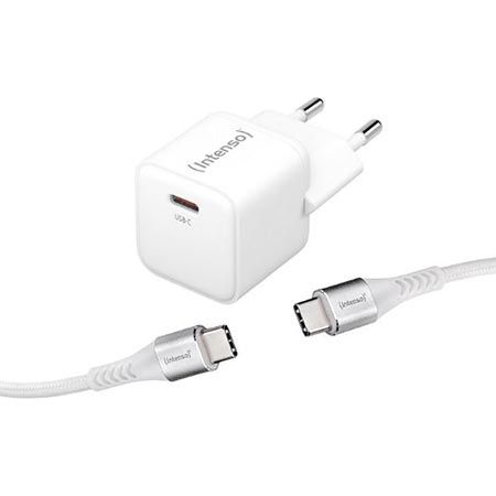 🔌 Intenso W30C GaN Power Adapter Set, 30W + Kabel für 7,99€ (statt 13€)