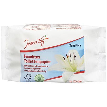 🧻 16 x 70er Pack Jeden Tag Feuchtes Toilettenpapier Sensitiv ab 7€ (statt 16€) – Joybuy Neukunden