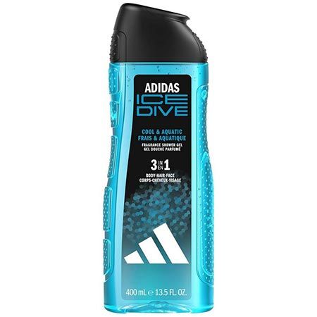 🚿 4x adidas 3in1 Ice Dive Duschgel, je 400ml ab 8,46€ (statt 14€)
