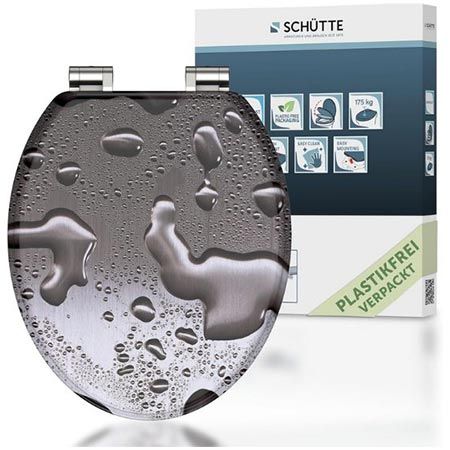 🚽 Schütte Grey Steel WC-Sitz mit Absenkautomatik für 38,23€ (statt 46€)