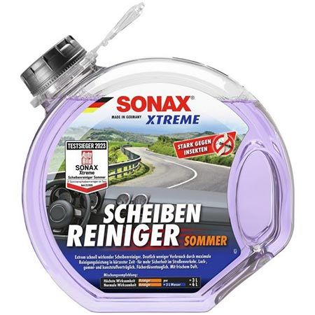 🚗 3 Liter Sonax Extreme Sommer Scheiben Reiniger für 8€ (statt 11€)