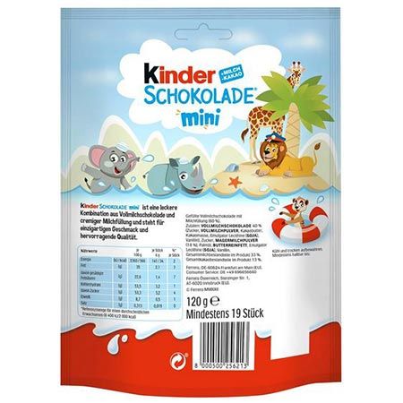 🍫 4x kinder Schokolade Mini, 120g für 6,80€ (statt 10€)
