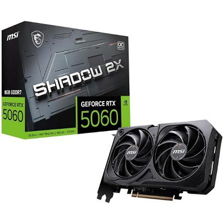 🖥️ MSI GeForce RTX 5060 8G Shadow 2X OC Grafikkarte für 299€ (statt 369€)