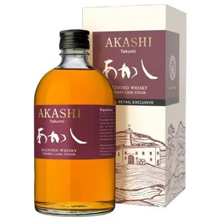 🥃 3 Flaschen Akashi Takumi Whisky, 40%, 0,5L für 72,97€ (statt 90€)