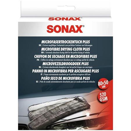 🧽 Sonax MicrofaserTrockenTuch Plus, 80 x 50cm für 13€ (statt 16€)