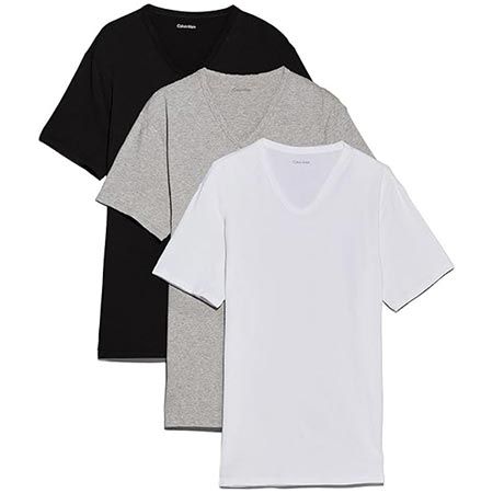 👕 3er Pack Calvin Klein Underwear V-Neck T-Shirts für 24,99€ (statt 36€)