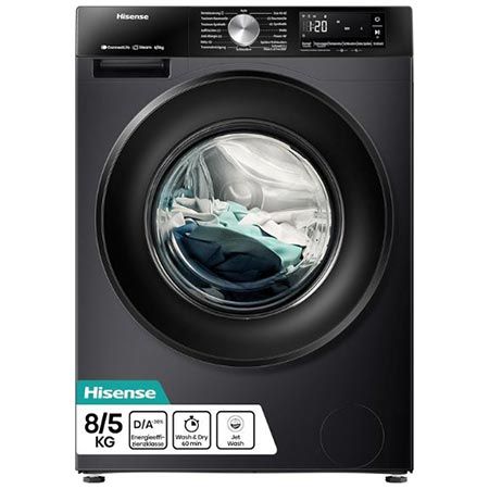 🧺 Hisense WD3S8043BB3 Waschtrockner, 8kg/5kg für 429€ (statt 464€)