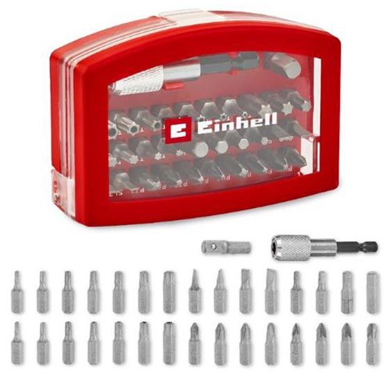🪛 Original Einhell Bit Box mit Bithalter, 32 tlg. für 8,49€ (statt 14€)