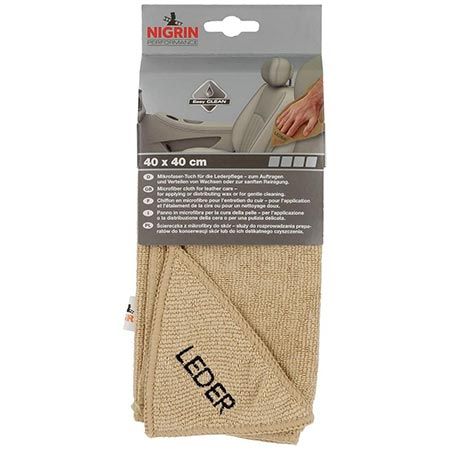 🧽 Nigrin Mikrofaser-Tuch für Leder, 40x40cm für 3,78€ (statt 8€)