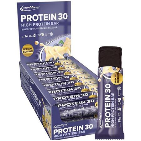 🍫 24er Pack IronMaxx Blueberry Cheesecake Eiweißriegel ab 18,85€ (statt 24€)