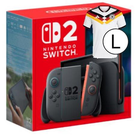 🎮 Nintendo Switch 2 + Deutschland Heimtrikot 2026 für 99€ + Vodafone Flat 50GB für 19,99€ mtl.