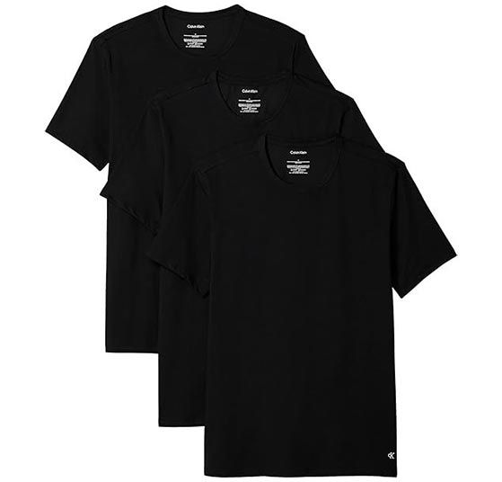 👕 3er Pack Calvin Klein Crew Neck Basic T-Shirts für 23,99€ (statt 36€)