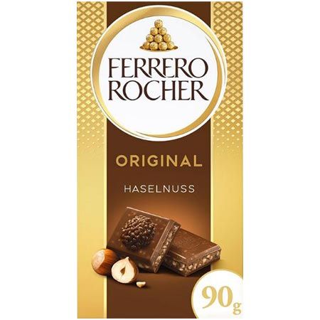 🍫 4 x Ferrero Rocher Milchschokolade mit Haselnuss Tafel ab 6,27€ (statt 9€)