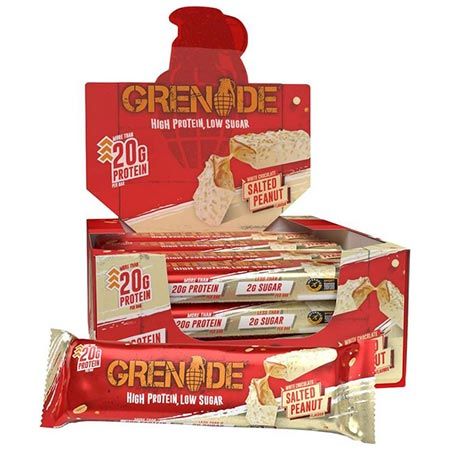 🍫 12er Pack Grenade White Chocolate Salted Peanut Proteinriegel ab 13,48€ (statt 27€)