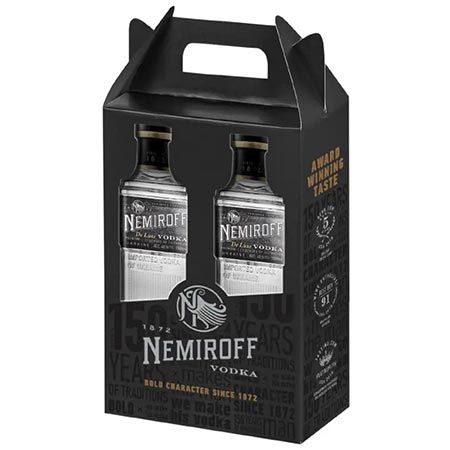 🍹 6 x 1 Liter Nemiroff De Luxe Vodka, 40% für 69,97€ (statt 96€)