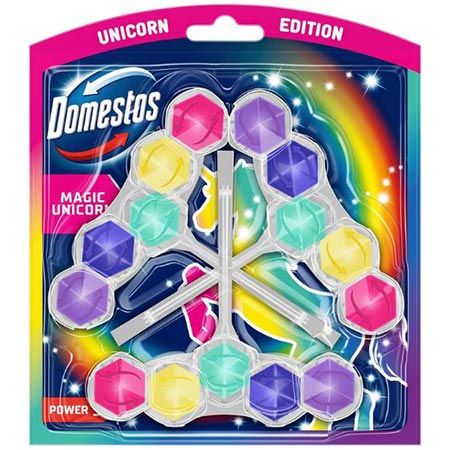 🚽 4 x 3er Pack Domestos Power 5 Magic Unicorn WC-Stein ab 11,98€ (statt 18€)