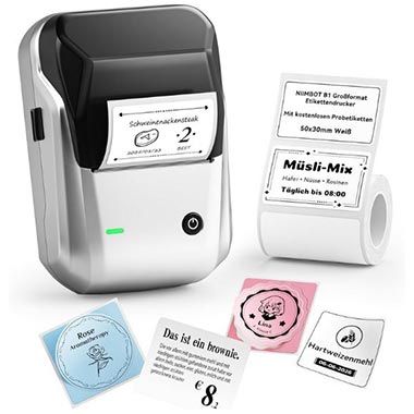 🖨️ NIIMBOT B1 Großformat-Etikettendrucker mit Bluetooth für 18,99€ (statt 28€) 🖨️ NIIMBOT B1 Großformat Etikettendrucker mit Bluetooth für 18,99€ (statt 28€)