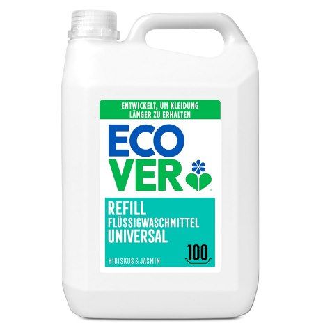 🧼 5L Ecover Waschmittel Universal Hibiskus & Jasmin (100WL) ab 20,24€ (statt 35€)