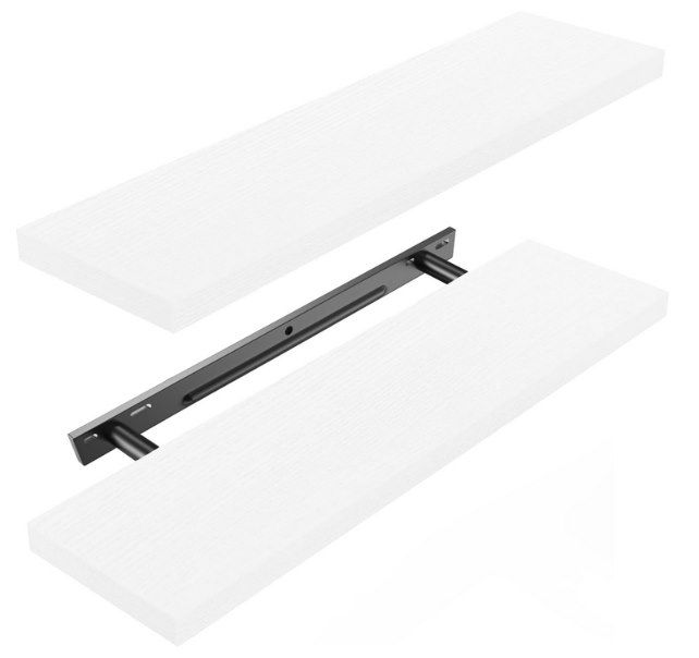 👍 2x Armada Homefurnishing Wandregal in Weiß oder Schwarz ab 13,75€ (statt 32€)