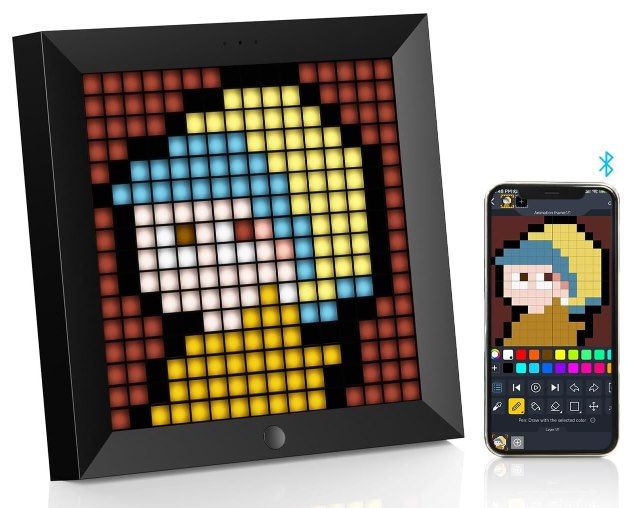 👾 Divoom Pixoo Pixel Art Programmierbares 16x16 RGB LED Panel für 36,20€ (statt 56€)